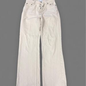 Zara Women's Cream and Tan Jeans